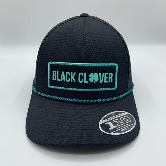 Black Clover Live Lucky Black Xander Snapback Trucker Hat New - Picture 2 of 6